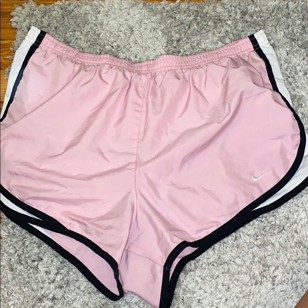 Like large light pink Nike shorts